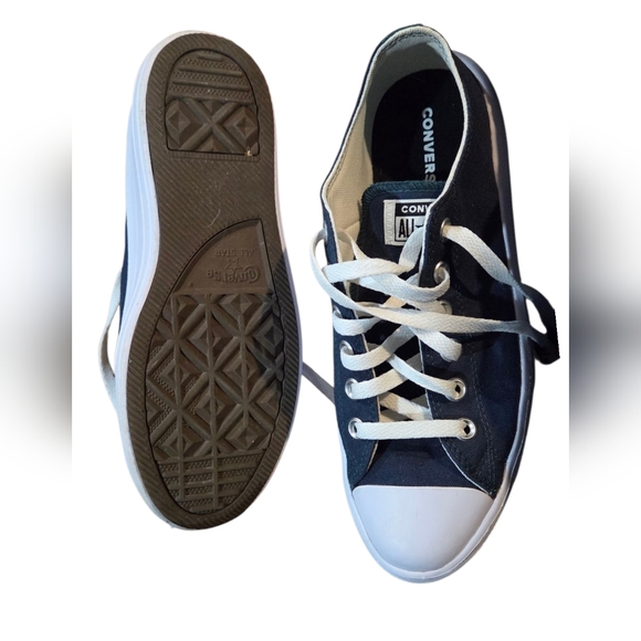 Converse The Move Navy & White Platform Low-Top Sneakers This Style RUNS LARGE - Picture 9 of 10